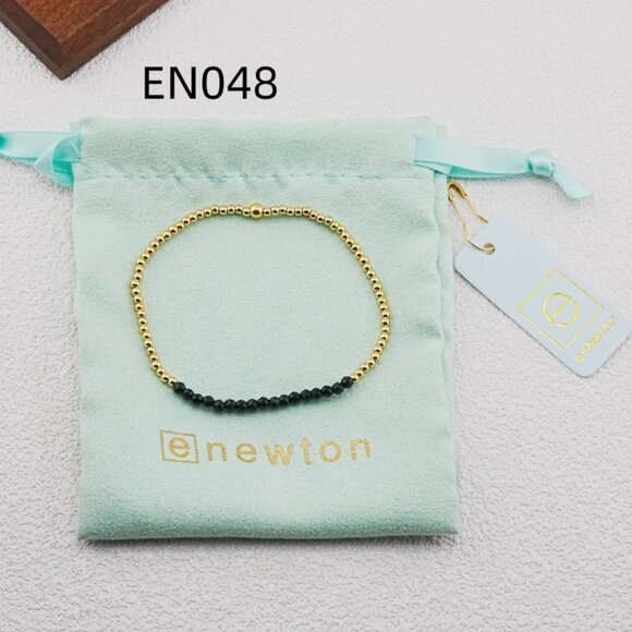 Enewton Lapis Lazuli Natural Stone & Gold Bead Bracelet - Picture 3 of 3